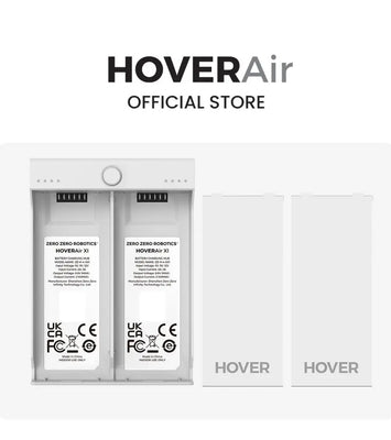 HOVERAir Battery & Dual Charger ชุดแบตเตอรี่และแท่นชาร์จรางคู่สำหรับ Drone Hover Air X1 แบตสำรองพร้อมแท่นชาร์จ(ศูนย์ไทย) SOAR